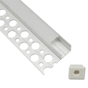 Alu Drywall Light Channel Gypsum Plaster Strip Extrusion Pc Cover Led Aluminium Profile Frame